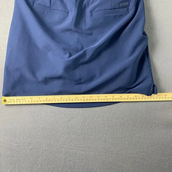 Adidas Golf Skirt Skort Women Size SL Navy 5 Pockets - Picture 10 of 11